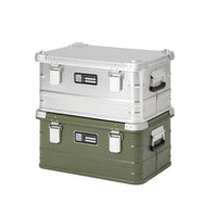 Outdoor Aluminum Alloy Storage Box Camping Metal Portable Vehicle - mounted Wild Camping Equipment - Survival Essential