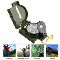 Outdoor Camping Compass, Portable Carabiner For Military Fans - Survival Essential