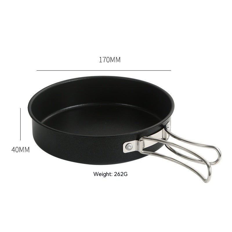 Outdoor Cookware Portable Folding Pan Set - Survival Essential