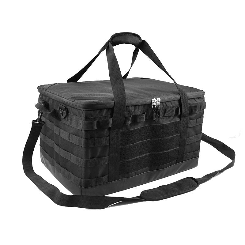 Outdoor Cookware Pot Set Gas Tank Anti-collision Large Capacity Picnic Bag - Survival Essential