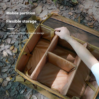 Outdoor Cookware Pot Set Gas Tank Anti-collision Large Capacity Picnic Bag - Survival Essential