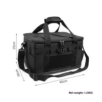 Outdoor Cookware Pot Set Gas Tank Anti-collision Large Capacity Picnic Bag - Survival Essential