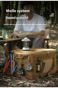 Outdoor Cookware Pot Set Gas Tank Anti-collision Large Capacity Picnic Bag - Survival Essential