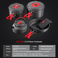 Outdoor Cookware Set Pot Equipment Portable Pot - Survival Essential