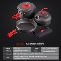 Outdoor Cookware Set Pot Equipment Portable Pot - Survival Essential
