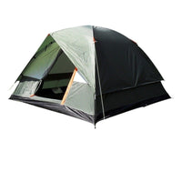 Outdoor Supplies Rain - proof Camping Tent Hand - mounted Double - layer Family Travel Camping Waterproof - Survival Essential