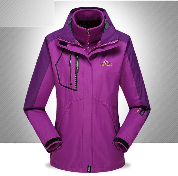 Plush 3 - in - 1 Military Style Jacket Coat - Survival Essential