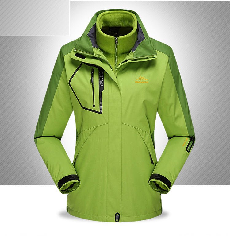 Plush 3 - in - 1 Military Style Jacket Coat - Survival Essential