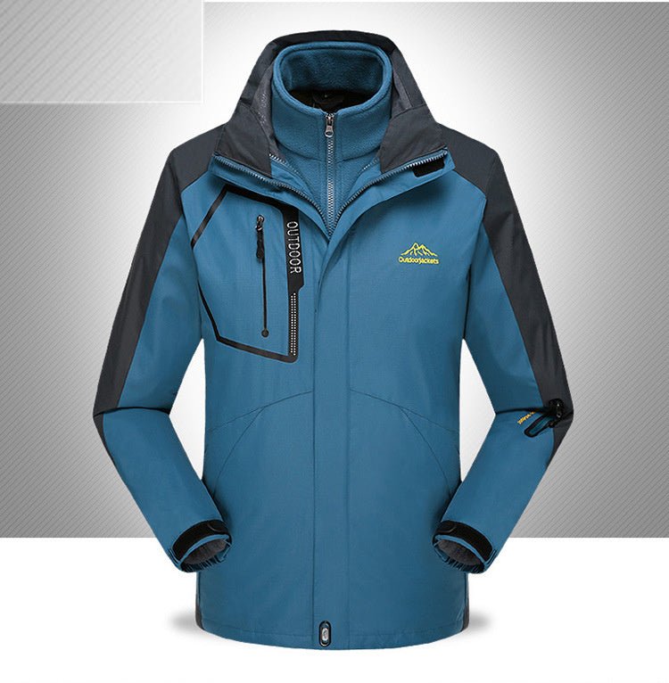 Plush 3 - in - 1 Military Style Jacket Coat - Survival Essential