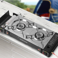 Portable Outdoor Field Double Range Cookware Baking Tray - Survival Essential