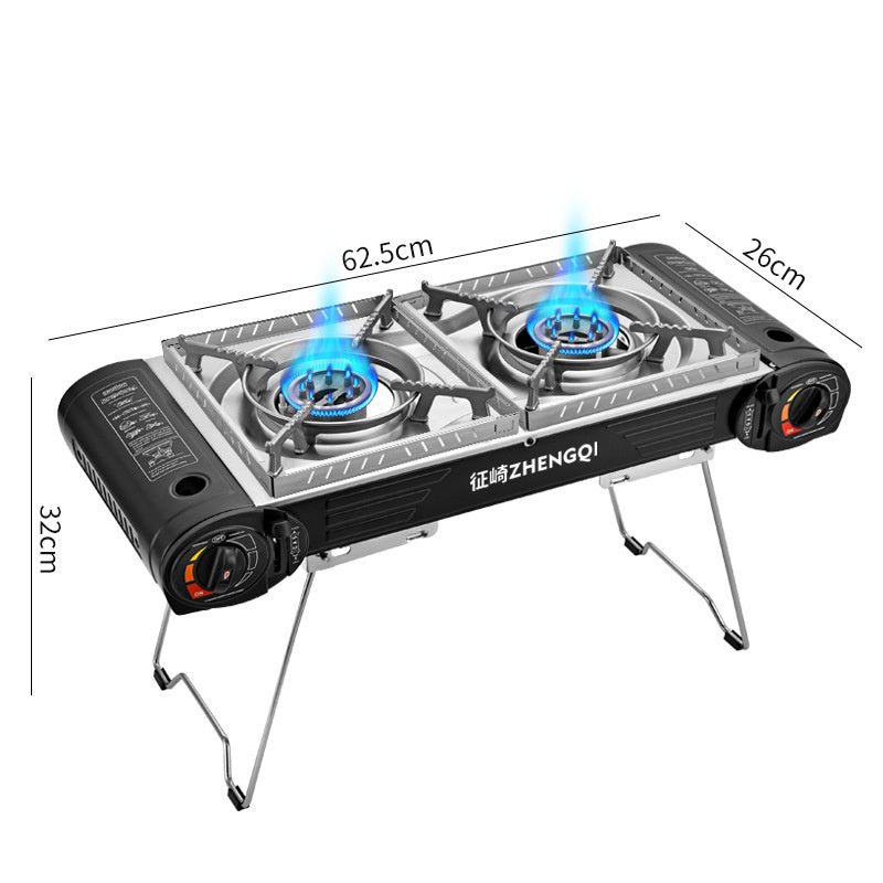 Portable Outdoor Field Double Range Cookware Baking Tray - Survival Essential