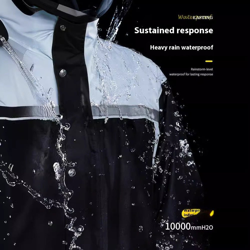 Rain Pants Cycling Suit Motorcycle Split Raincoat - Survival Essential