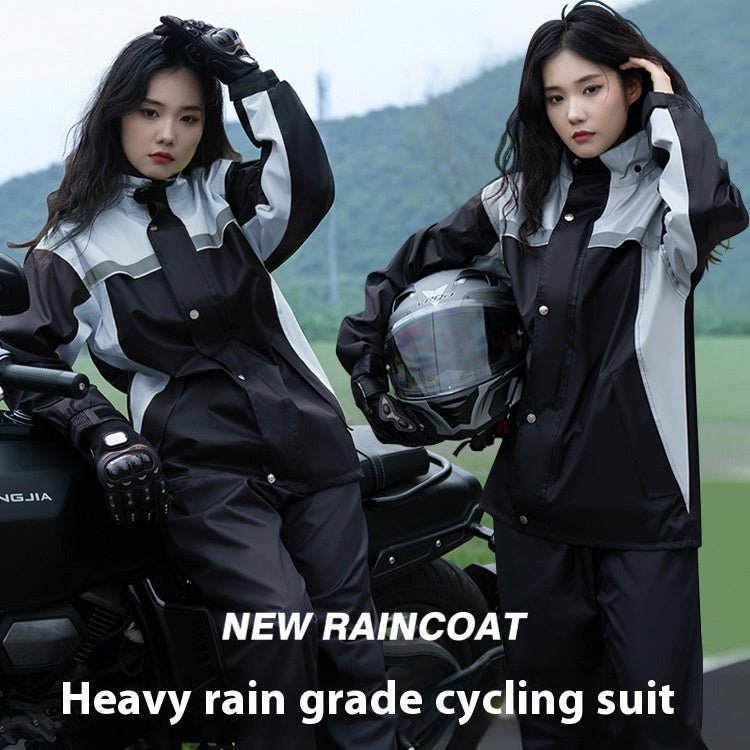 Rain Pants Cycling Suit Motorcycle Split Raincoat - Survival Essential