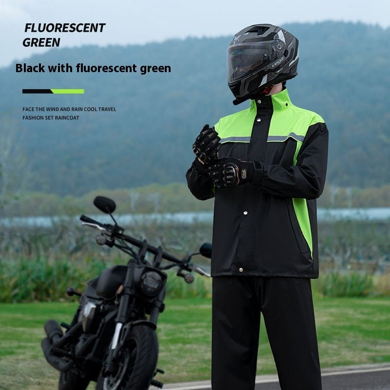 Rain Pants Cycling Suit Motorcycle Split Raincoat - Survival Essential