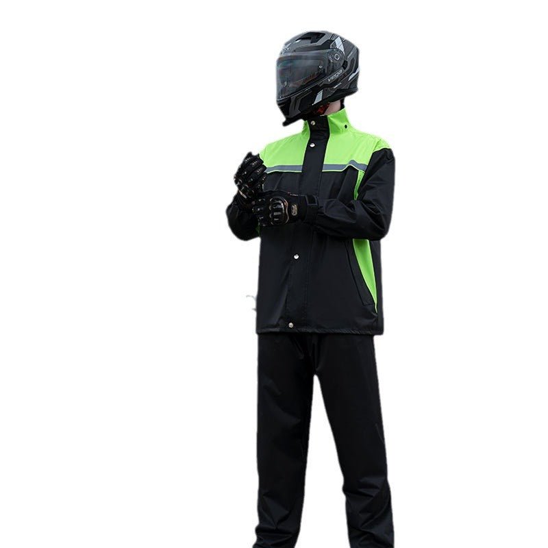 Rain Pants Cycling Suit Motorcycle Split Raincoat - Survival Essential