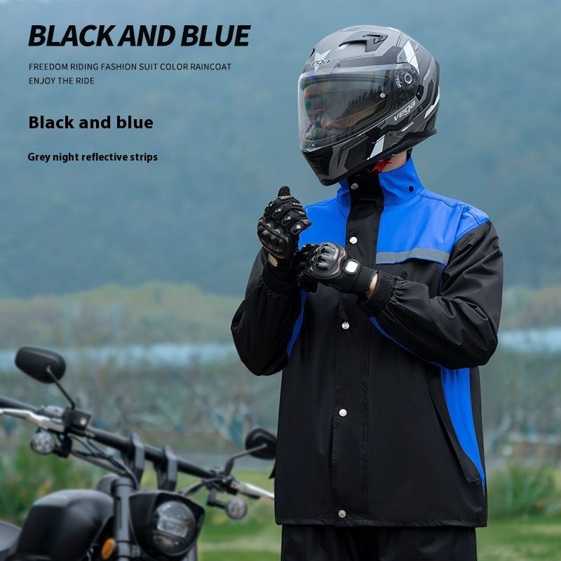 Rain Pants Cycling Suit Motorcycle Split Raincoat - Survival Essential