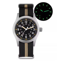 Retro Military Watch With A Quartz Second Hand - Survival Essential
