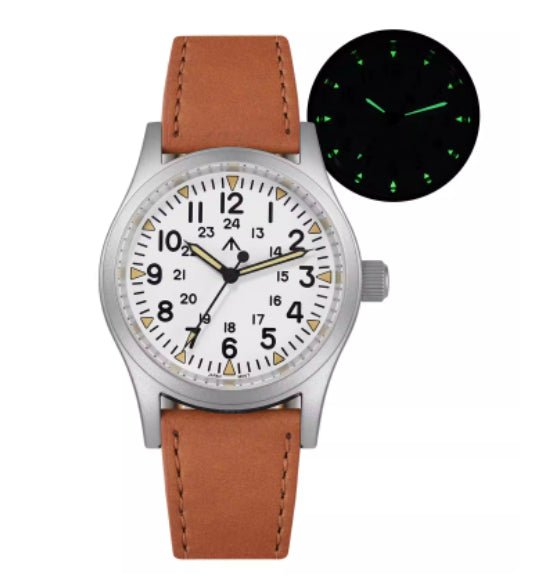 Retro Military Watch With A Quartz Second Hand - Survival Essential