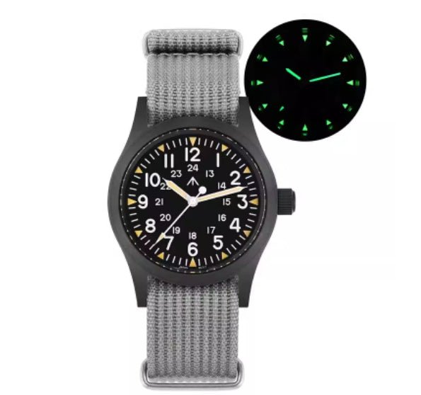 Retro Military Watch With A Quartz Second Hand - Survival Essential