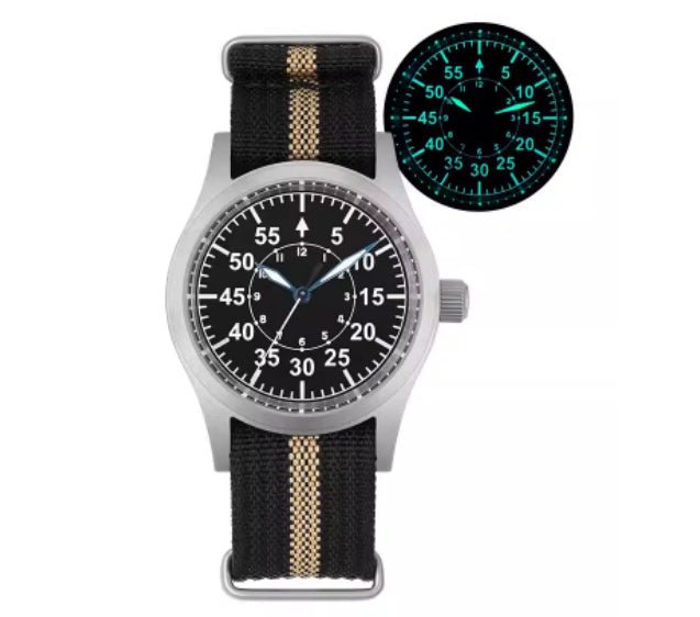 Retro Military Watch With A Quartz Second Hand - Survival Essential