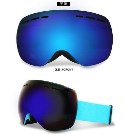 Ski Goggles,Winter Snow Sports Snowboard Goggles with Anti - fog UV Protection for Men Women Youth Snowmobile Skiing Skating mask - Survival Essential