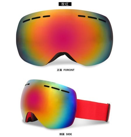 Ski Goggles,Winter Snow Sports Snowboard Goggles with Anti - fog UV Protection for Men Women Youth Snowmobile Skiing Skating mask - Survival Essential