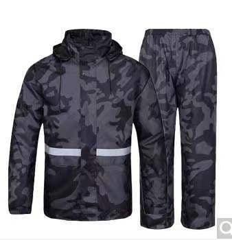 Split Camouflage Raincoat Rain Pants Suit Rainproof - Survival Essential