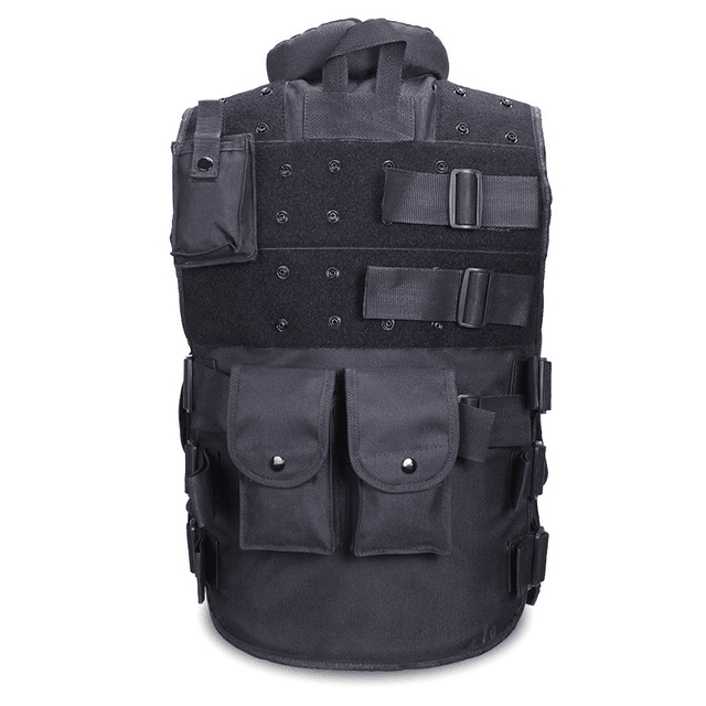 Tactical Vest Black Mens Military Hunting Vest - Survival Essential