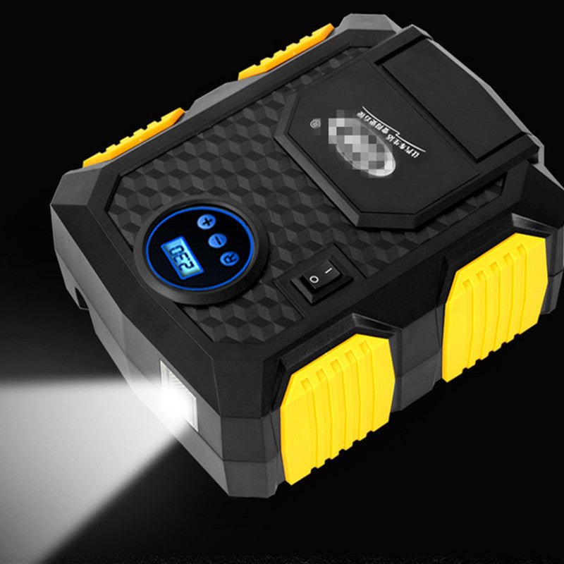 The car has a light tyre pump - Survival Essential