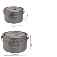 Ultra - light Foldable Outdoor Camping Cookware - Survival Essential