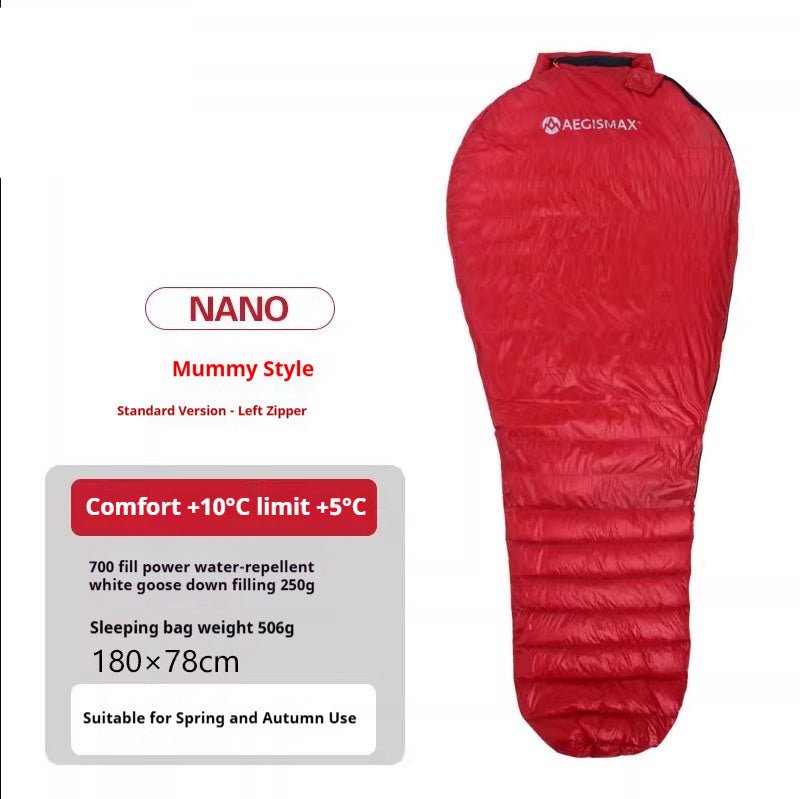 Ultralight Outdoor Camping Mummy Down Sleeping Bag - Survival Essential