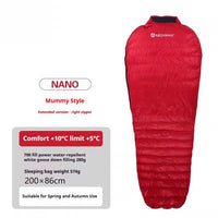 Ultralight Outdoor Camping Mummy Down Sleeping Bag - Survival Essential