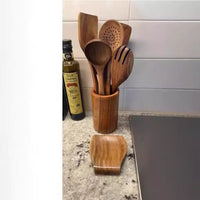Wooden Spatula Cookware Kitchenware Set - Survival Essential