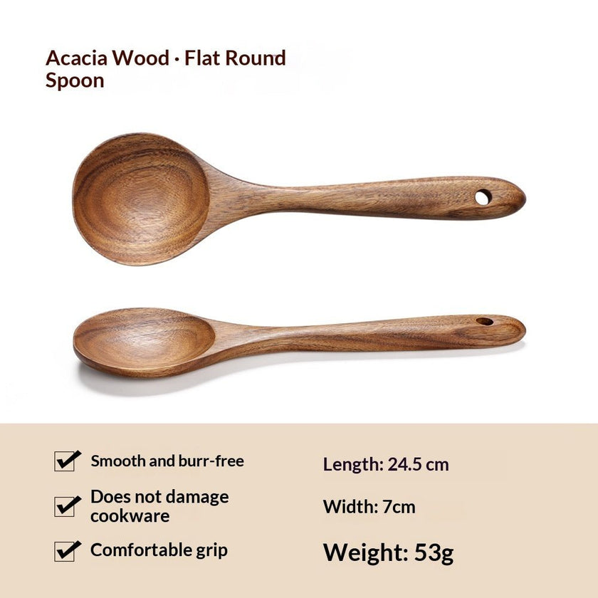 Wooden Spatula Cookware Kitchenware Set - Survival Essential