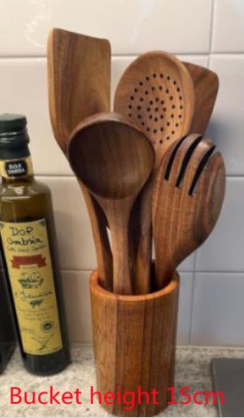 Wooden Spatula Cookware Kitchenware Set - Survival Essential