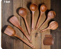 Wooden Spatula Cookware Kitchenware Set - Survival Essential