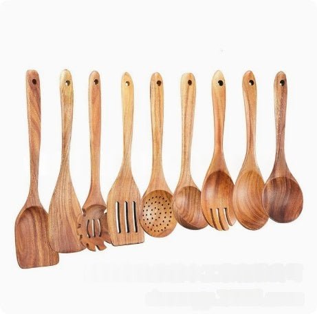 Wooden Spatula Cookware Kitchenware Set - Survival Essential