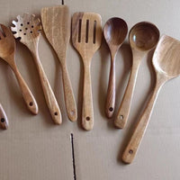Wooden Spatula Cookware Kitchenware Set - Survival Essential