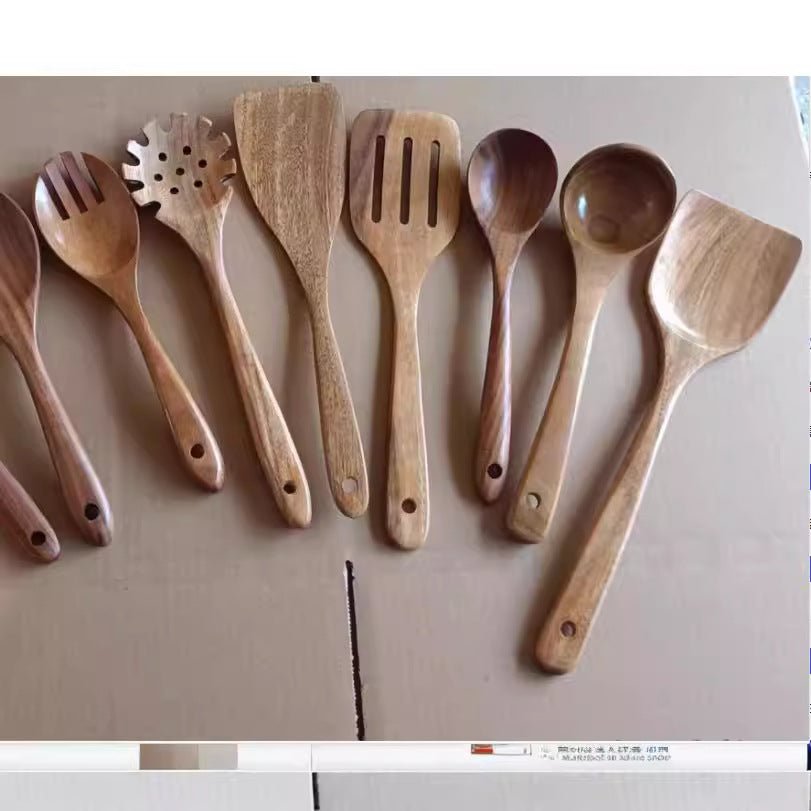 Wooden Spatula Cookware Kitchenware Set - Survival Essential