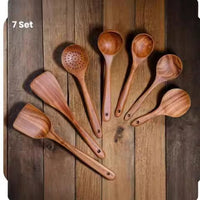 Wooden Spatula Cookware Kitchenware Set - Survival Essential