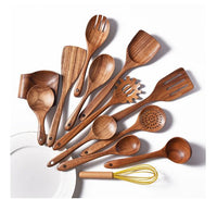 Wooden Spatula Cookware Kitchenware Set - Survival Essential